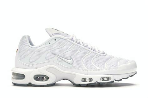 herrenschuh nike air max plus weiß|Mens White Air Max Plus Shoes (5) .